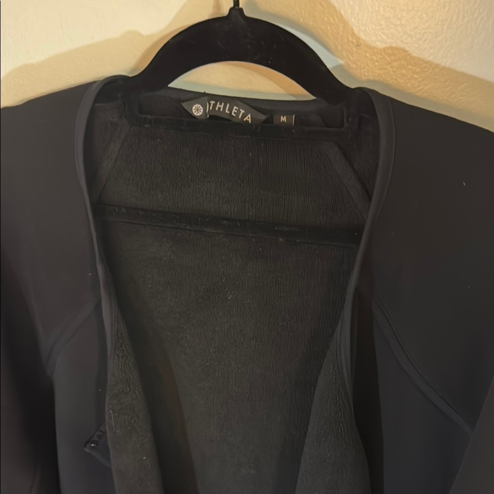 Athleta Black Blazer Elegant Business Casual Jacket